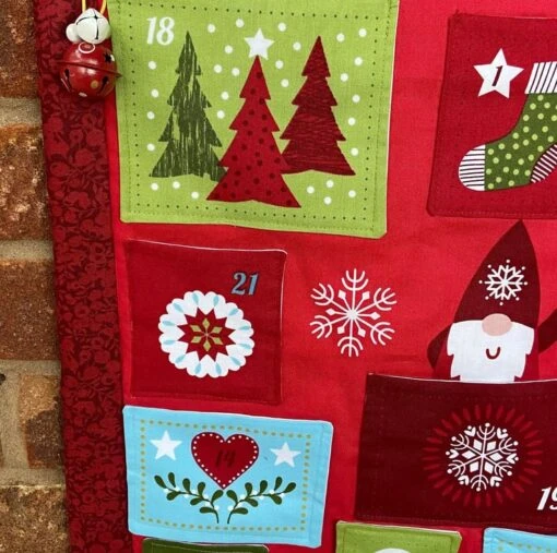 Christmas Gnomes Pocket Advent Calendar With Bells -Christmas Homeware & Accessories Shop featureditemlargei 667