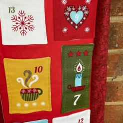 Christmas Gnomes Pocket Advent Calendar With Bells -Christmas Homeware & Accessories Shop featureditemlargei 669