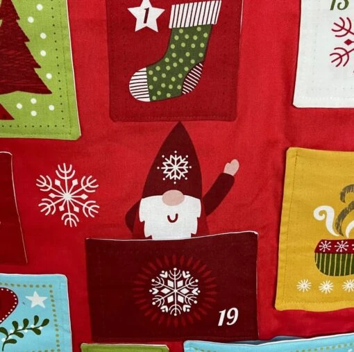 Christmas Gnomes Pocket Advent Calendar With Bells -Christmas Homeware & Accessories Shop featureditemlargei 671