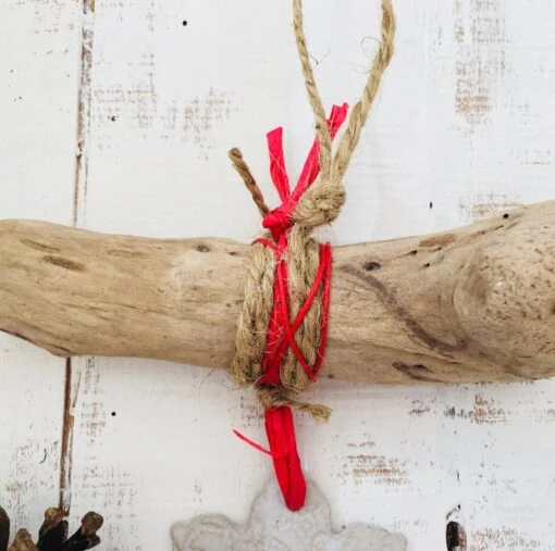 Christmas Decoration, Pottery And Driftwood, Snowflake Decoration -Christmas Homeware & Accessories Shop featureditemlargei 678