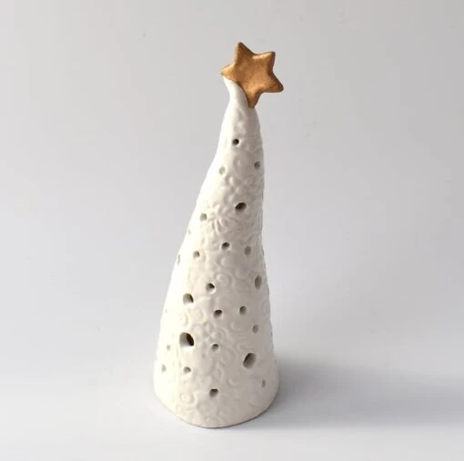 A104 Ceramic Christmas Tree Tea Light Holder (UK Postage Free) -Christmas Homeware & Accessories Shop featureditemlargei 695