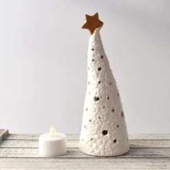 A104 Ceramic Christmas Tree Tea Light Holder (UK Postage Free) -Christmas Homeware & Accessories Shop featureditemlargei 696