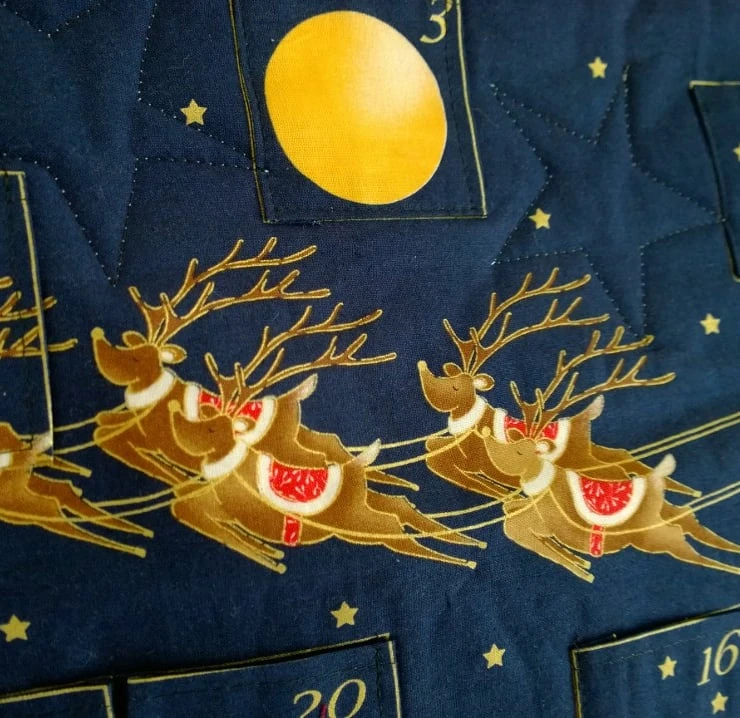 Santa Sleigh Christmas Advent Calandar SALE 2 Santa Sleigh Christmas Advent Calandar SALE - Image 2