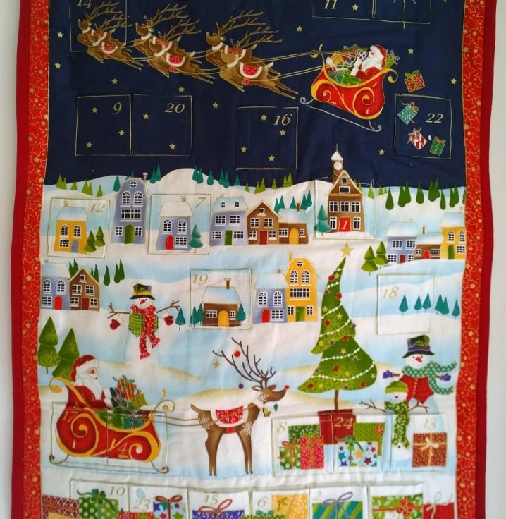 Santa Sleigh Christmas Advent Calandar SALE 3 Santa Sleigh Christmas Advent Calandar SALE - Image 3