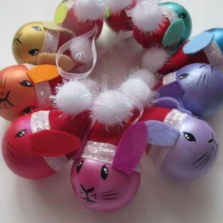 Rainbow Bunny Rabbit Christmas Tree Bauble Hanging Decorations Beautiful Bundle -Christmas Homeware & Accessories Shop featureditemlargei 714