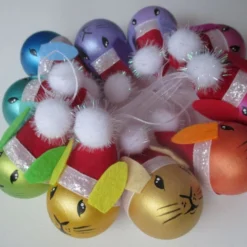 Rainbow Bunny Rabbit Christmas Tree Bauble Hanging Decorations Beautiful Bundle -Christmas Homeware & Accessories Shop featureditemlargei 715