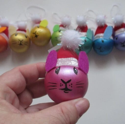 Rainbow Bunny Rabbit Christmas Tree Bauble Hanging Decorations Beautiful Bundle -Christmas Homeware & Accessories Shop featureditemlargei 716