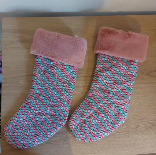 Candy Cane Christmas Stocking