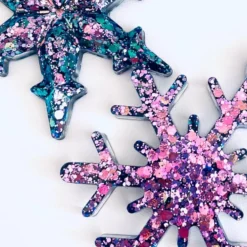 Glittery Christmas Decorations, Purple Christmas Decor, Tree Decorations -Christmas Homeware & Accessories Shop featureditemlargei 731