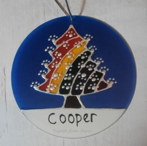 Rainbow Christmas Tree Pet Memorial Sun Catcher Decoration. Christmas Decoration -Christmas Homeware & Accessories Shop featureditemlargei 734