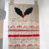 Holly Hanging Christmas Advent Calendar For Storing Sweets Or Chocolate In