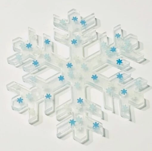 Snowflake Christmas Coasters, Blue Christmas Decor, Christmas Decorations -Christmas Homeware & Accessories Shop featureditemlargei 804