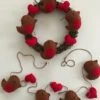 Christmas Wreath And Garland, Robins Handmade Garland, Christmas Wreaths, Handma