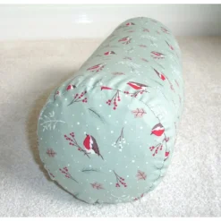 Christmas Bolster Cushion Cover 16"x6" Neck Roll Robin Pillow -Christmas Homeware & Accessories Shop featureditemlargei 823