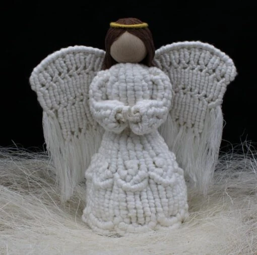 Macrame Angel, Christmas Angel Decoration -Christmas Homeware & Accessories Shop featureditemlargei 892
