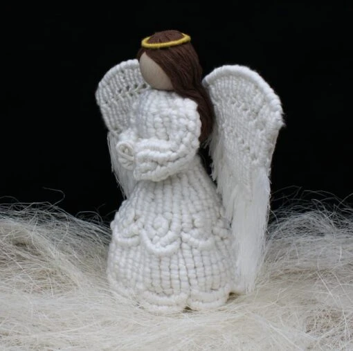 Macrame Angel, Christmas Angel Decoration -Christmas Homeware & Accessories Shop featureditemlargei 894