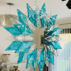 Fused Glass Wreath-Christmas Decoration -Christmas Homeware & Accessories Shop featureditemlargei 908