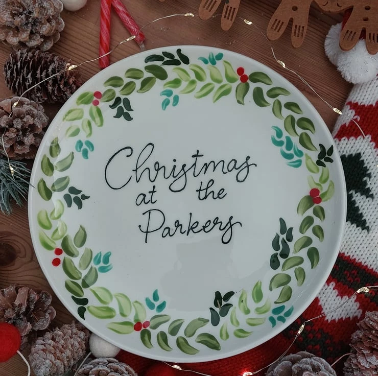 Christmas Plate, Personalised Plate, Personalised Christmas Plate 1 Christmas Plate, Personalised Plate, Personalised Christmas Plate