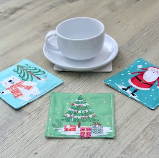 Set Of Four Christmas Coasters With Fun, Quirky Scenes -Christmas Homeware & Accessories Shop featureditemlargei 923