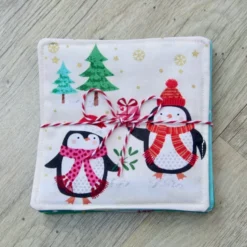 Set Of Four Christmas Coasters With Fun, Quirky Scenes -Christmas Homeware & Accessories Shop featureditemlargei 924