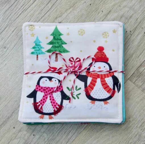 Set Of Four Christmas Coasters With Fun, Quirky Scenes -Christmas Homeware & Accessories Shop featureditemlargei 924