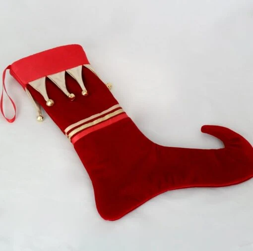 Red Velvet Christmas Stocking -Christmas Homeware & Accessories Shop featureditemlargei 96