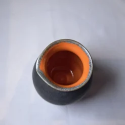 SMALL ROUND CERAMIC POURER - Burnt Orange And Charcoal.... Christmas Gift -Christmas Homeware & Accessories Shop featureditemlargei 964