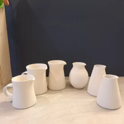 SMALL ROUND CERAMIC POURER - Burnt Orange And Charcoal.... Christmas Gift -Christmas Homeware & Accessories Shop featureditemlargei 970