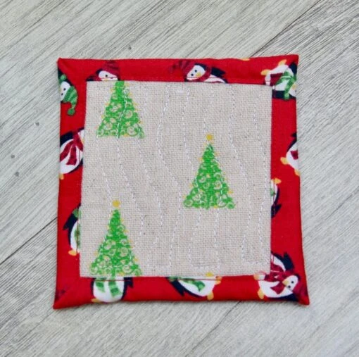 Coasters -Set Of Four Quilted Christmas Coasters. -Christmas Homeware & Accessories Shop featureditemlargei 975