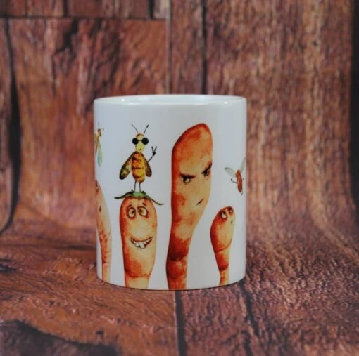 Worm Mug, Gift For Gardeners, Funny Coffee Mug, Insect Mug, Christmas Gift, -Christmas Homeware & Accessories Shop featureditemlargei 985