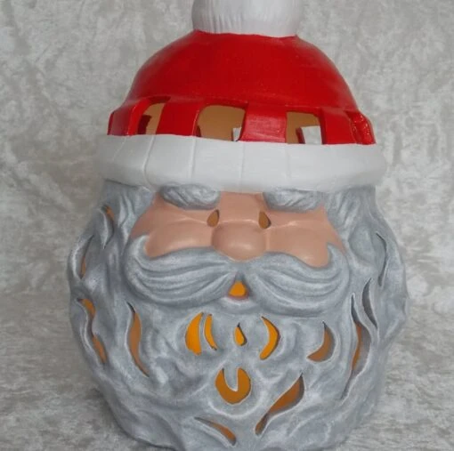 Ceramic Hand Painted Large Father Christmas Santa Candle Holder Decoration. -Christmas Homeware & Accessories Shop featureditemlargei 997