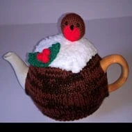 Robin And A Christmas Pud