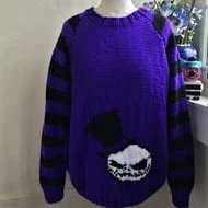 Night Before Christmas Hand Knitted Jumper